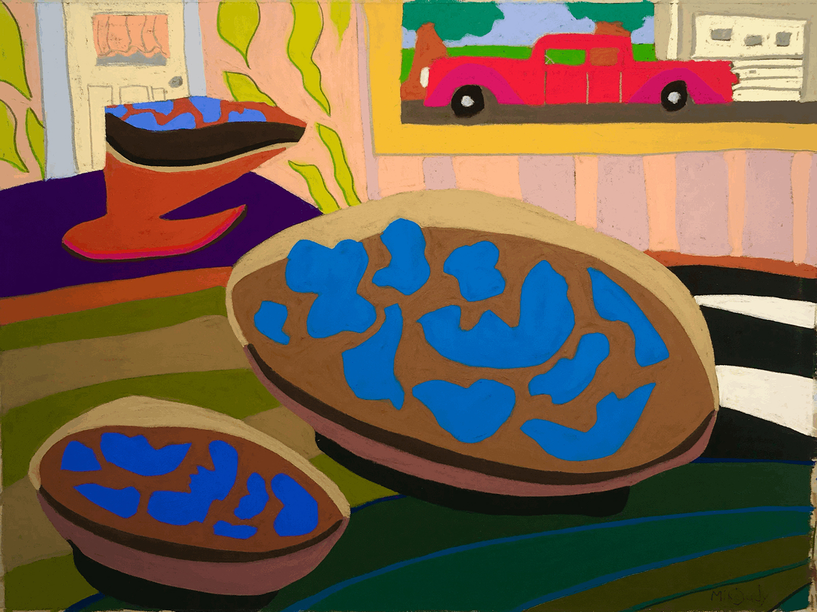 Bowls of Blue Things